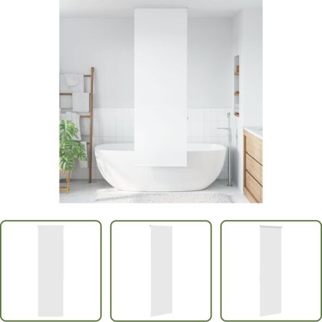 vidaXL Privacy doccia - Tenda a Rullo Doccia 80x240 cm Larghezza Tessuto 76 cm