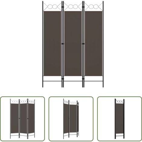 vidaXL Privacy -  Paravento a 3 Pannelli Antracite 120x180 cm