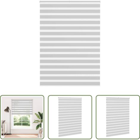 vidaXL Privacy -  Tenda a Rullo Zebra Larghezza Tessuto 150,9 cm Poliestere