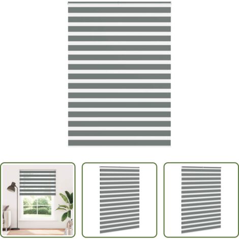 vidaXL Privacy -  Tenda a Rullo Zebra Larghezza Tessuto 160,9 cm Poliestere