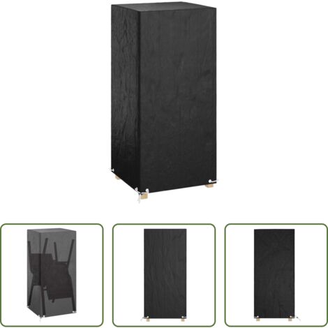 vidaXL Protección de muebles -  Funda de silla de jardín 8 ojales polietileno 75x70x140 cm