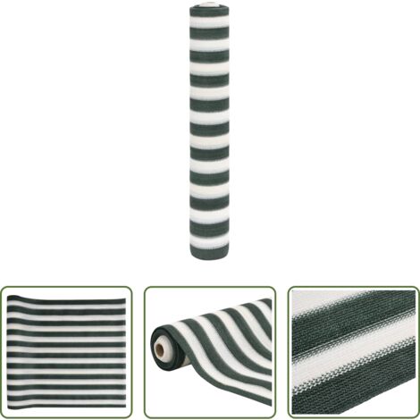 vidaXL Protección solar -  Red de privacidad HDPE verde y blanco 1,8x25 m 195 g/m²