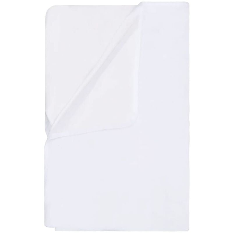 

Protector de colchón impermeable 2 uds algodón blanco 200x200cm - Blanco - Vidaxl