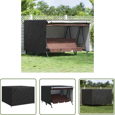 vidaXL Protezione da raggi UV -  Copertura per dondolo da esterno 250 x 250 x 160 cm
