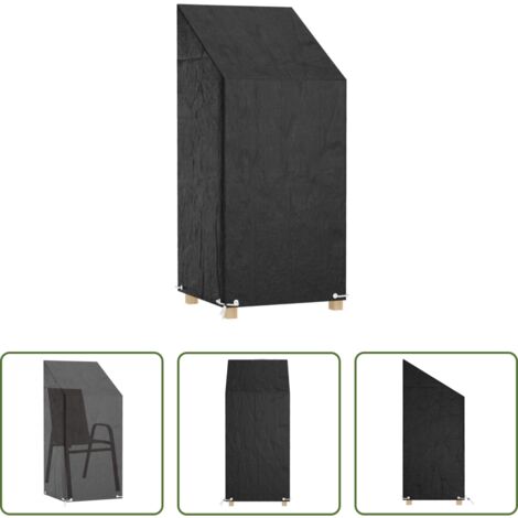vidaXL Protezione da sole -  Copri Sedia da Giardino 8 Occhielli 65x65x110/150cm Polietilene