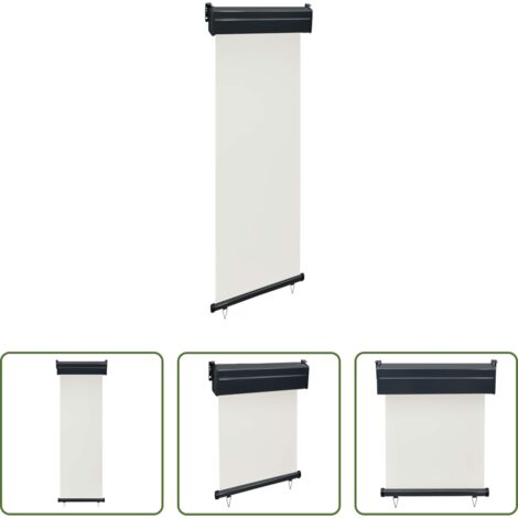 vidaXL Protezione dal sole -  Tendalino Laterale per Balcone 65x250 cm Crema