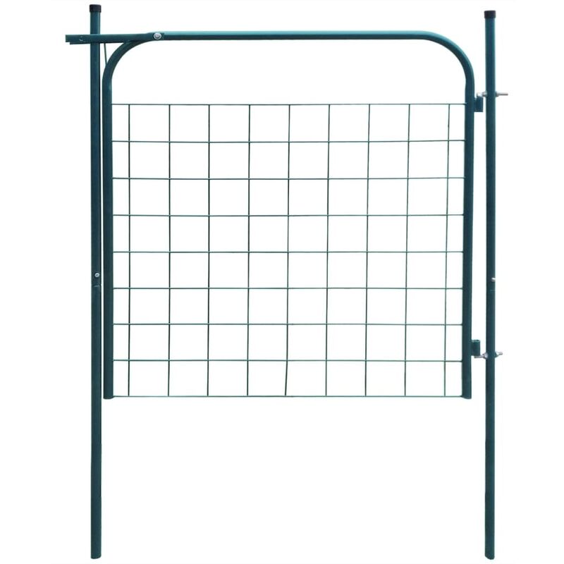 

Puerta de valla de jardín 100x100 cm verde - Verde - Vidaxl