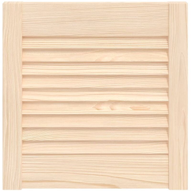 

Puerta tipo persiana madera maciza de pino 39,5x39,4 cm - Marrón - Vidaxl