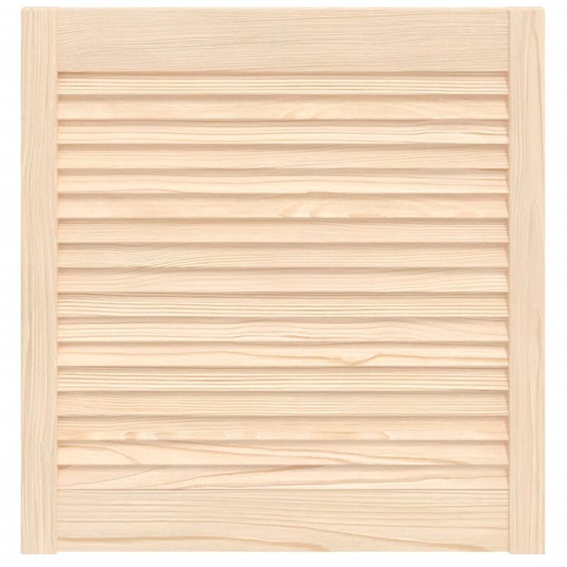

vidaXL Puerta tipo persiana madera maciza de pino 61,5x59,4cm - Marrón