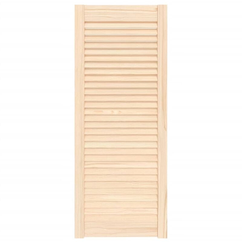 

vidaXL Puerta tipo persiana madera maciza de pino 99,3x39,4cm - Marrón