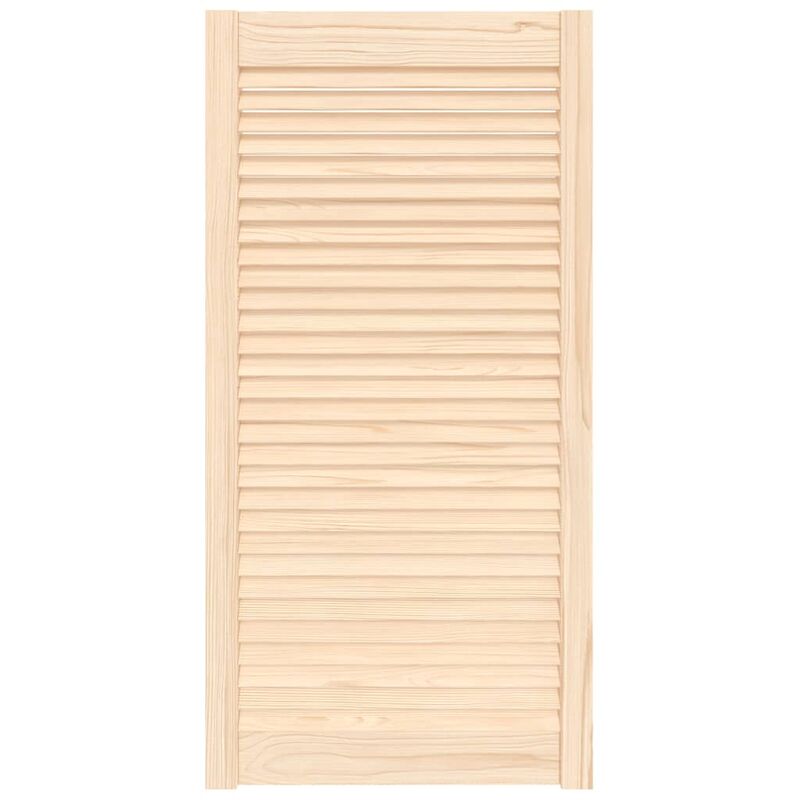 

Puerta tipo persiana madera maciza de pino 99,3x49,4cm - Marrón - Vidaxl