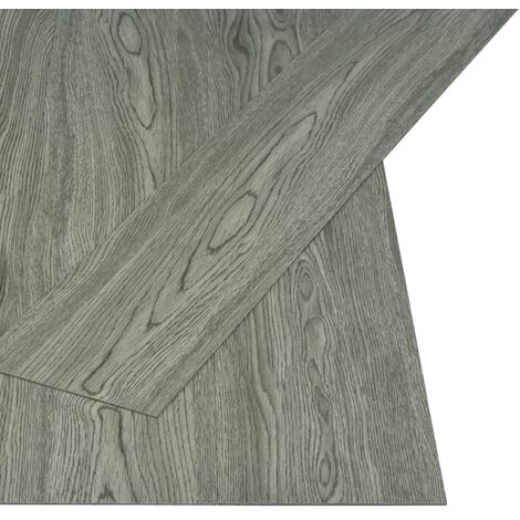 vidaXL PVC Laminat Dielen 4,46m² 3mm Selbstklebend Industriell Holz Bodenbelag 