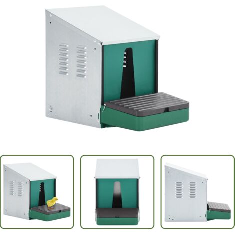 vidaXL Raccolta uova automatica -  Nido Nestomatic per Galline con Vassoio Raccogli Uova