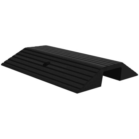 vidaXL Rampa per Soglia a Ponte 49x40x8 cm in Gomma