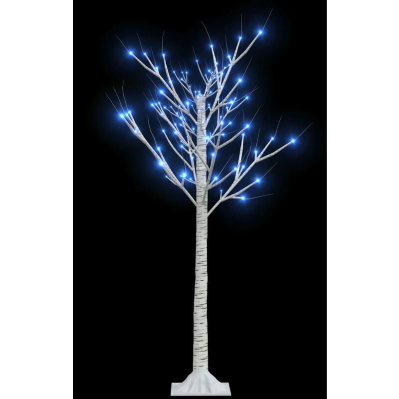 

Árbol de Navidad 120 LEDs sauce azul 1,2 m interior/exterior - Vidaxl