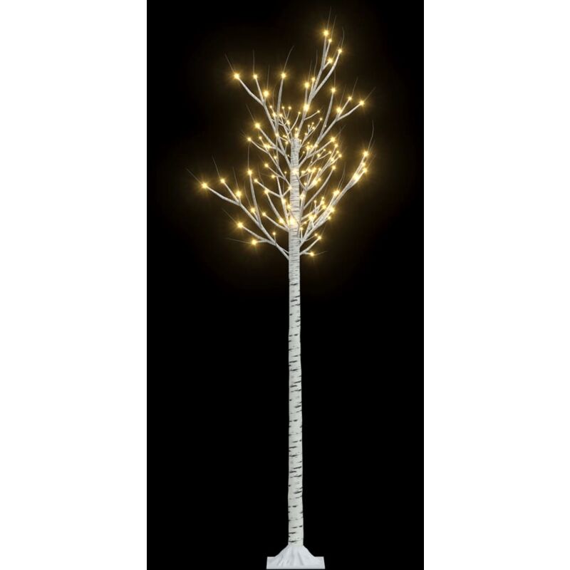 

Árbol de Navidad 180 LEDs sauce blanco cálido 1,8 m - Vidaxl
