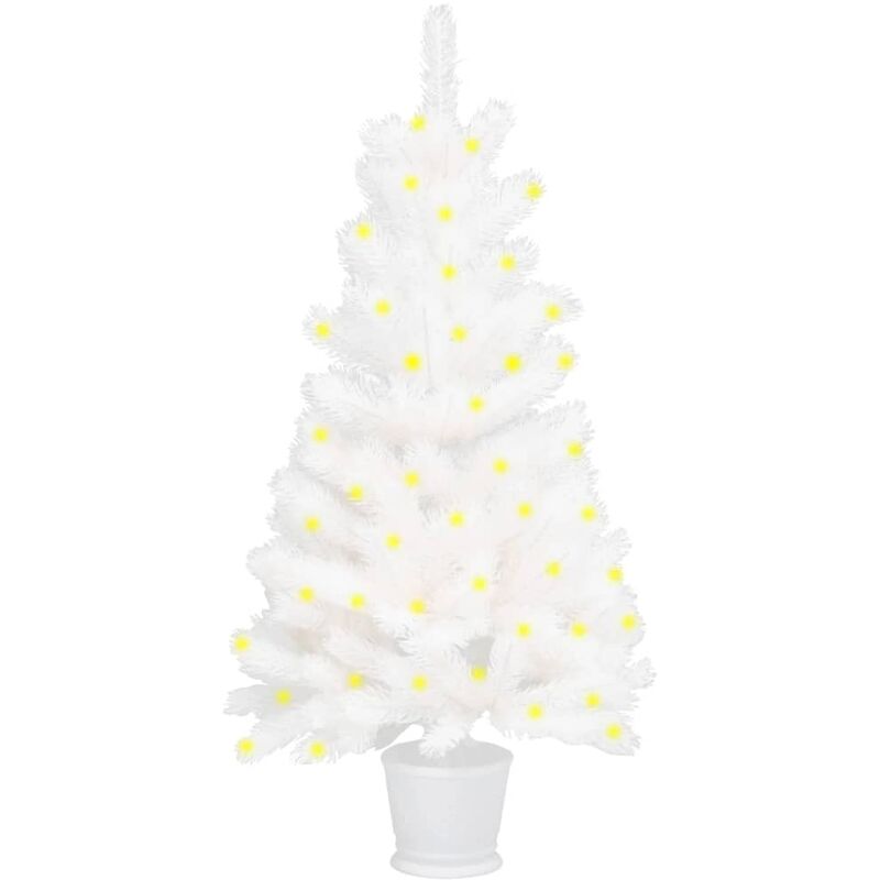 

Árbol de Navidad artificial con LED blanco 90 cm - Vidaxl