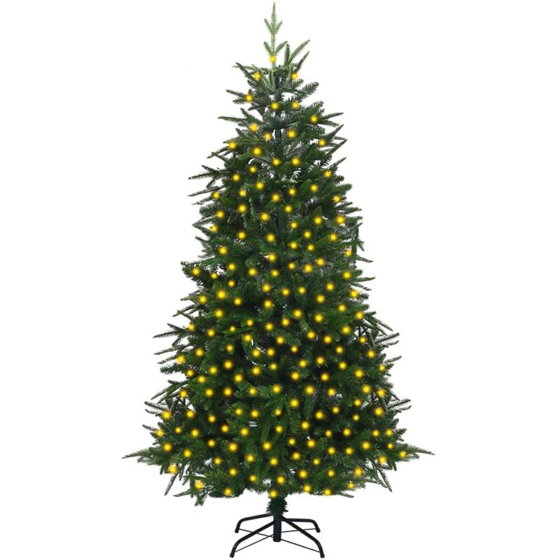 

vidaXL Árbol de Navidad artificial con LED Verde 210 cm PVC y PE