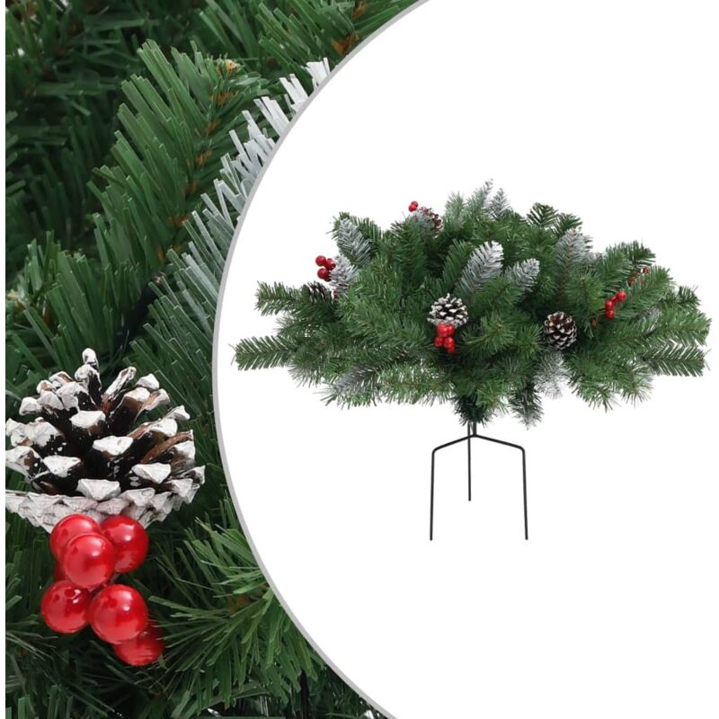 

Árbol de Navidad artificial de camino verde 40 cm PVC - Vidaxl