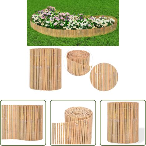 vidaXL Recinzione naturale -  Recinzione in Bambù 1000x30 cm