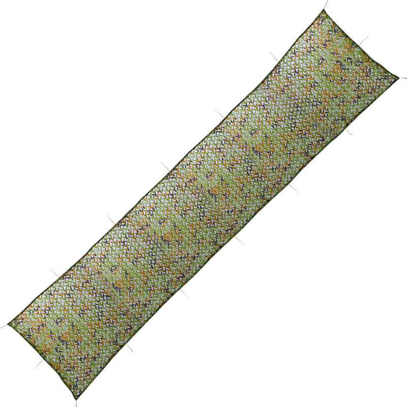 

vidaXL Red de camuflaje con bolsa 1,5x7 m - Verde