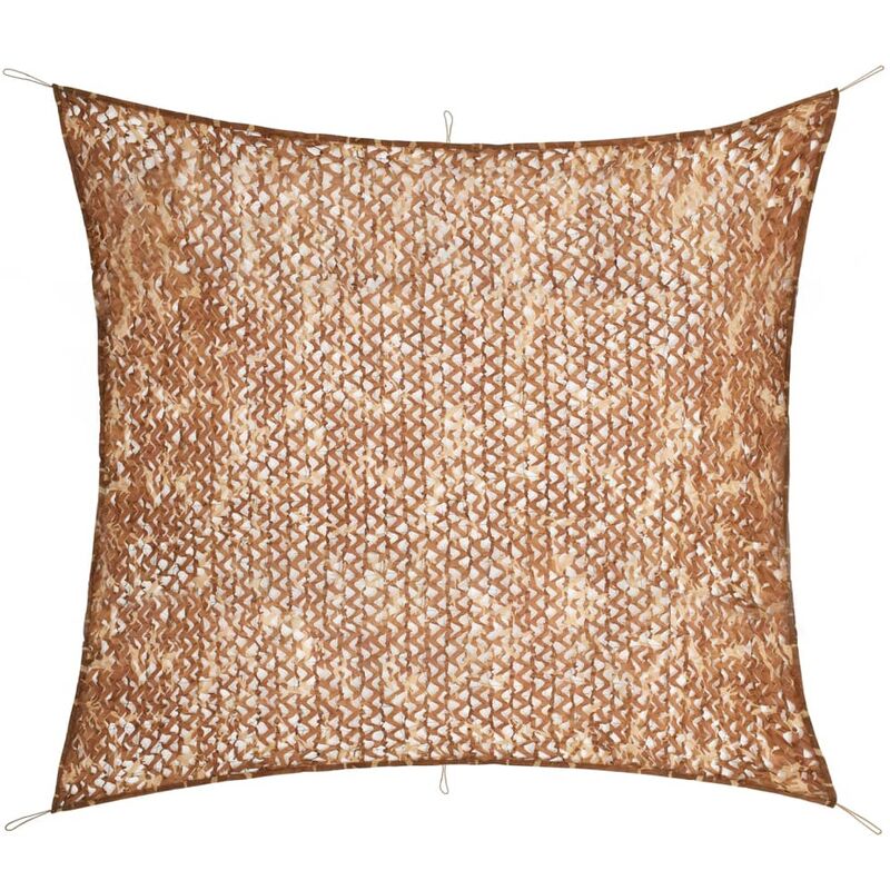 

vidaXL Red de camuflaje con bolsa de almacenamiento beige 2x3 m - Beige