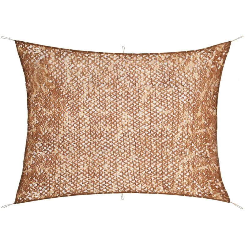 

vidaXL Red de camuflaje con bolsa de almacenamiento beige 2x4 m - Beige