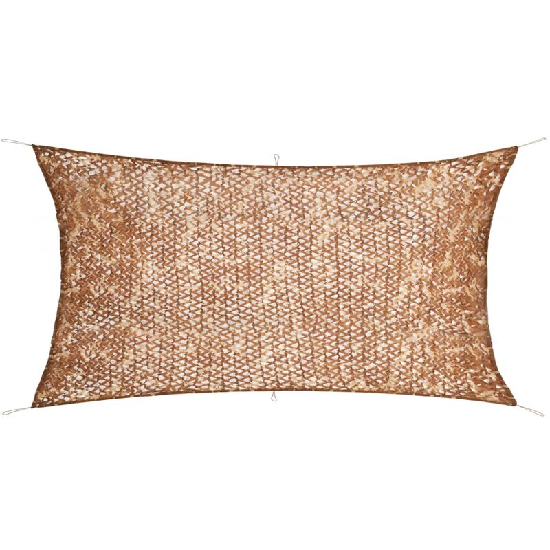 

vidaXL Red de camuflaje con bolsa de almacenamiento beige 5x6 m - Beige