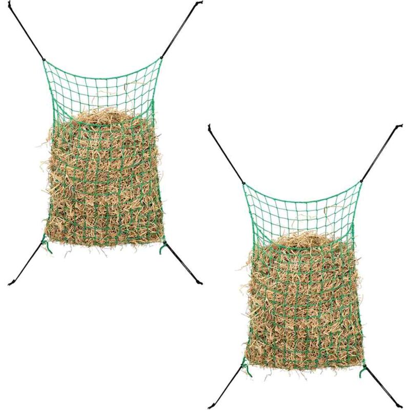 

Red para Heno Cuadrada PP 0,9x1,5 m 2 Undades - Verde - Vidaxl