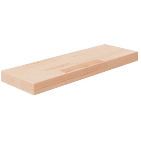 vidaXL Regalbrett 60x20x4 cm Massivholz Eiche unbehandelt