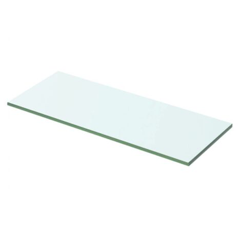 vidaXL Regalplatte Transparentes Glas 50 x 15 cm