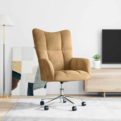 vidaXL Relaxsessel Braun Samt