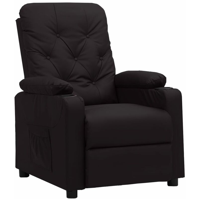 Relaxsessel Schwarz Kunstleder Vidaxl