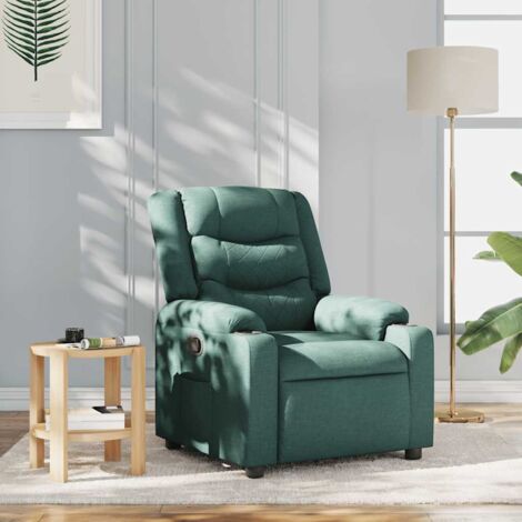 vidaXL Relaxsessel Dunkelgrün Stoff