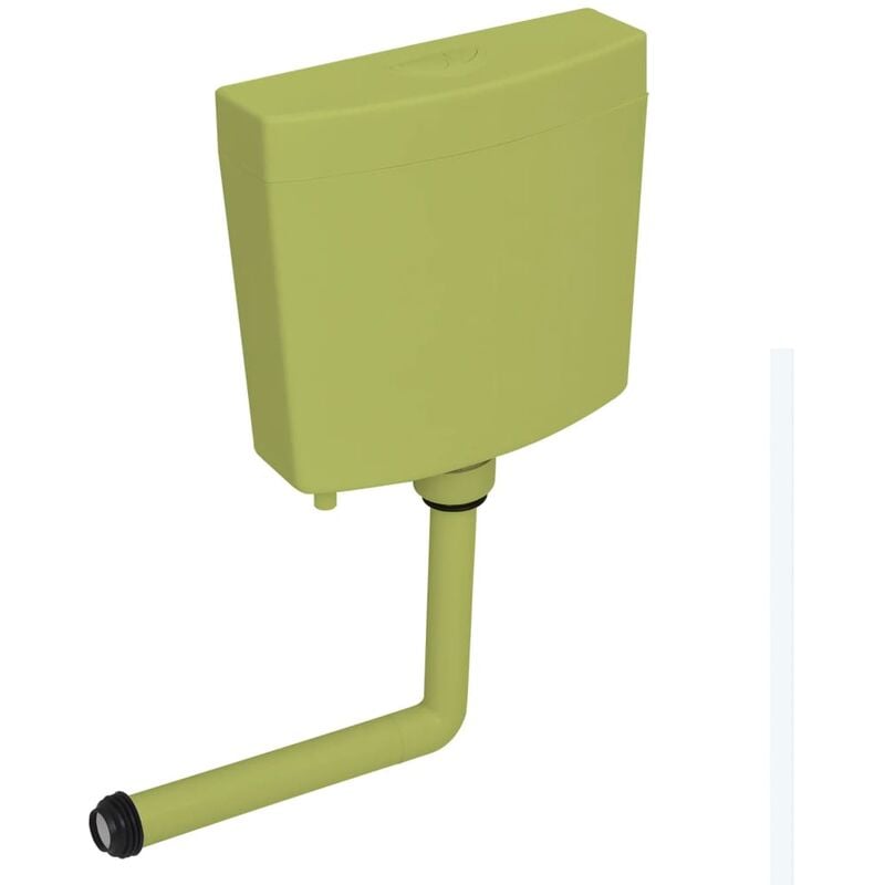 Vidaxl - Toilet de toilettes classiques avec 2 boutons de 3/6 l disponibles différentes couleurs couleur : Olive verte