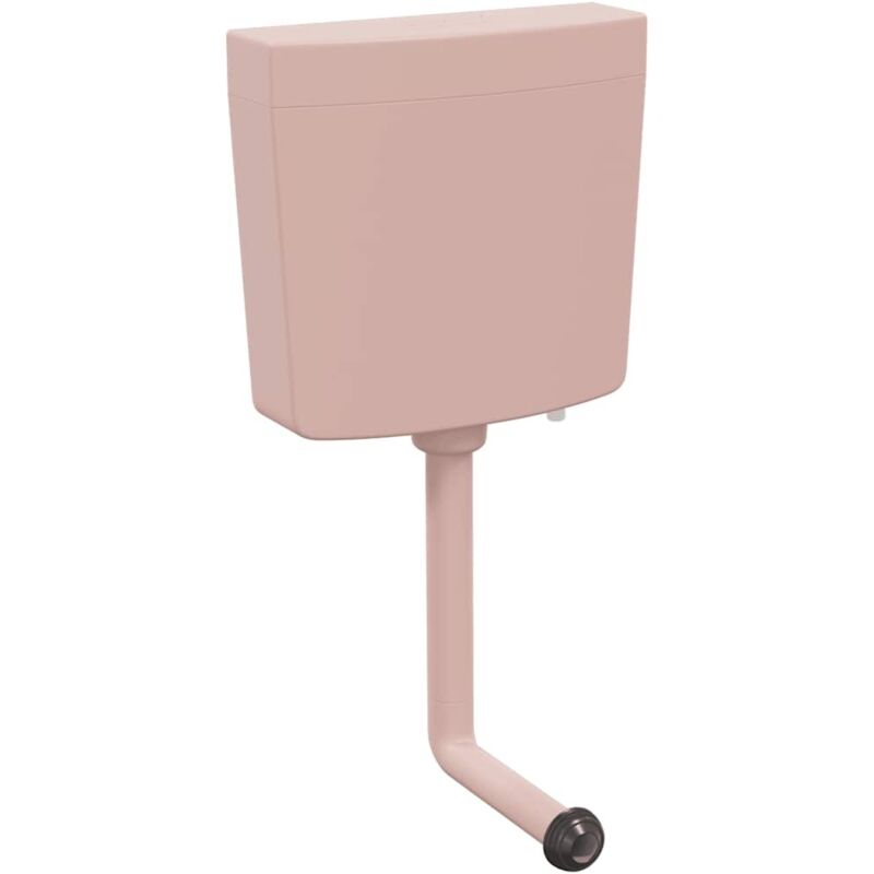 Vidaxl - Réservoir de toilette avec entrée d'eau inférieure 3/6 l Saumon