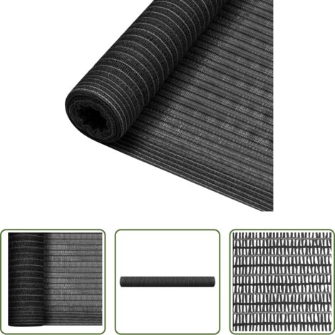 vidaXL Rete per balcone -  Rete per Privacy Antracite 1,2x50 m in HDPE 150 g/m²