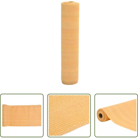 vidaXL Rete per giardino -  Rete per Privacy Sabbia 1,2x10 m in HDPE 195 g/m²