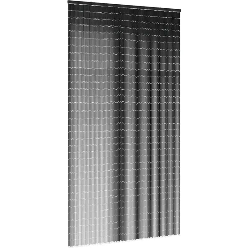 Rideau anti-insectes gris foncé 120x220 cm bambou - Vidaxl