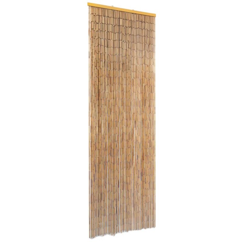 Rideau de porte contre insectes Bambou 56 x 185 cm vidaXL