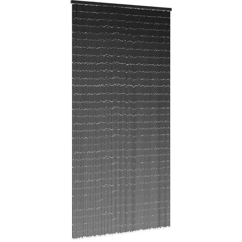 Rideau anti-insectes gris foncé 100x220 cm bambou Vidaxl