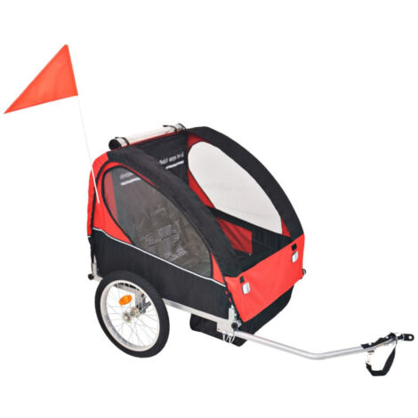 Rimorchio Bici 2 In 1 KESSER Sport-RX Per Bambini - Funzione Jogging E Passeggino - Foto 11