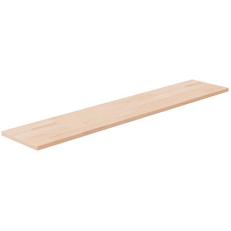 vidaXL Ripiano 100x20x1,5 cm Legno Massello di Rovere Non Trattato