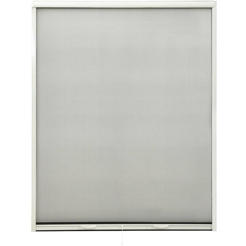 Roll down Insect Screen for Windows White 150x170 cm - White - Vidaxl