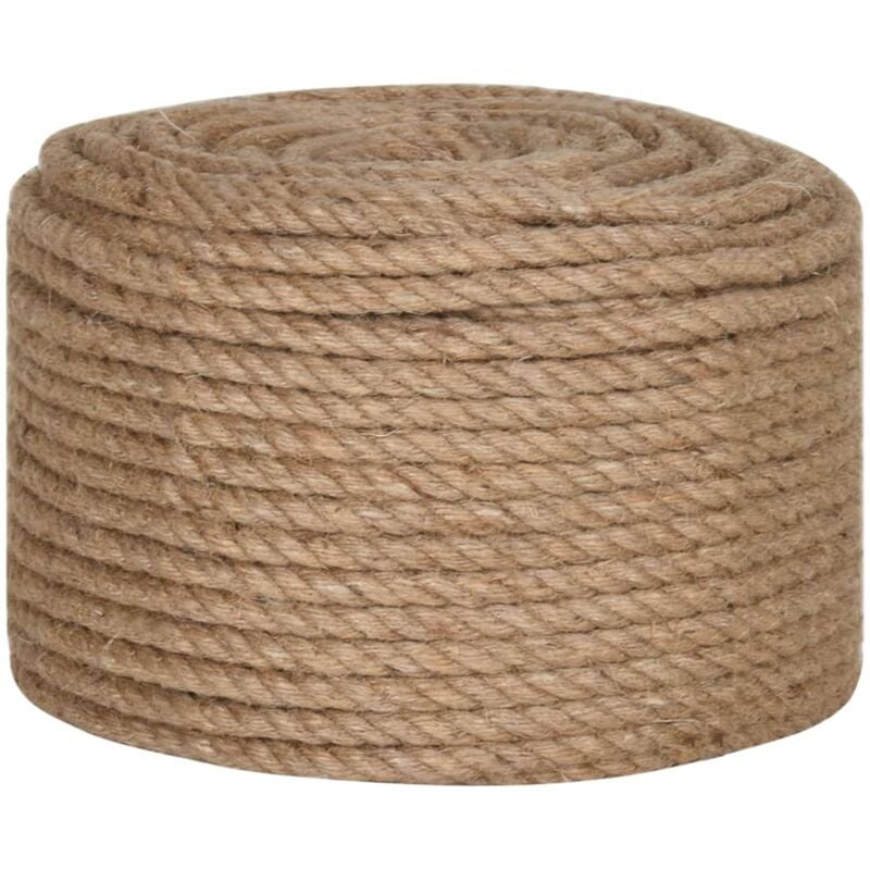 Rope 100% Jute 10 mm 250 m Vidaxl