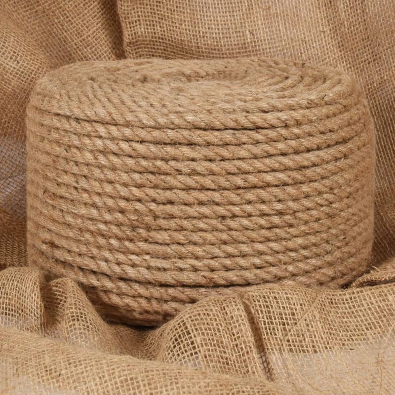 Rope 100% Jute 10 Mm 100 M Vidaxl
