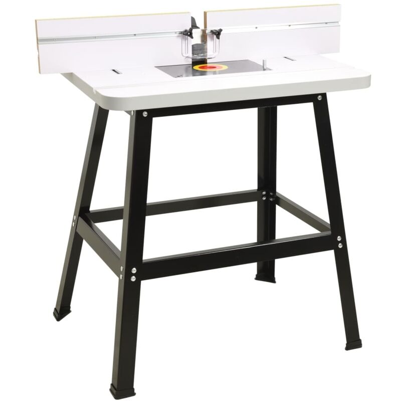 Router Table Steel and mdf 81x61x88 cm Vidaxl