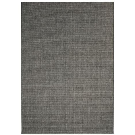 Vidaxl Rug Sisal Division Interior/Outdoor 80x150cm Dark Grey - 13348