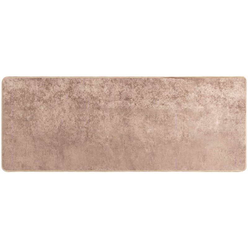 Rug Runner Marsa Sand 80 X 200 Cm Polyester And Pvc Vidaxl