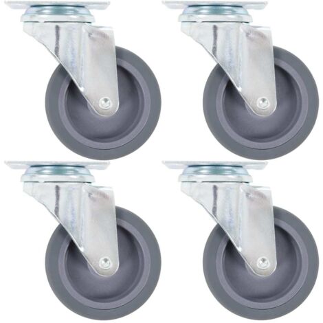 vidaXL Ruote Girevoli 12 pz 75 mm